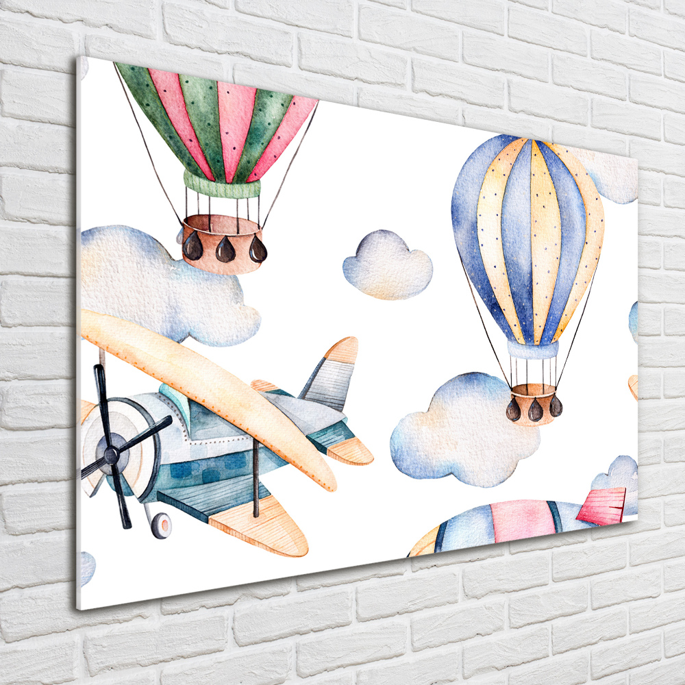 Print on acrylic Planes and balloons