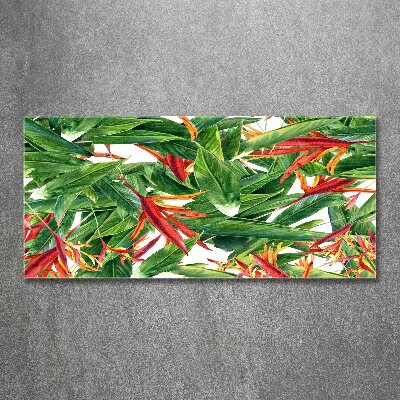 Acrylic wall art Floral pattern