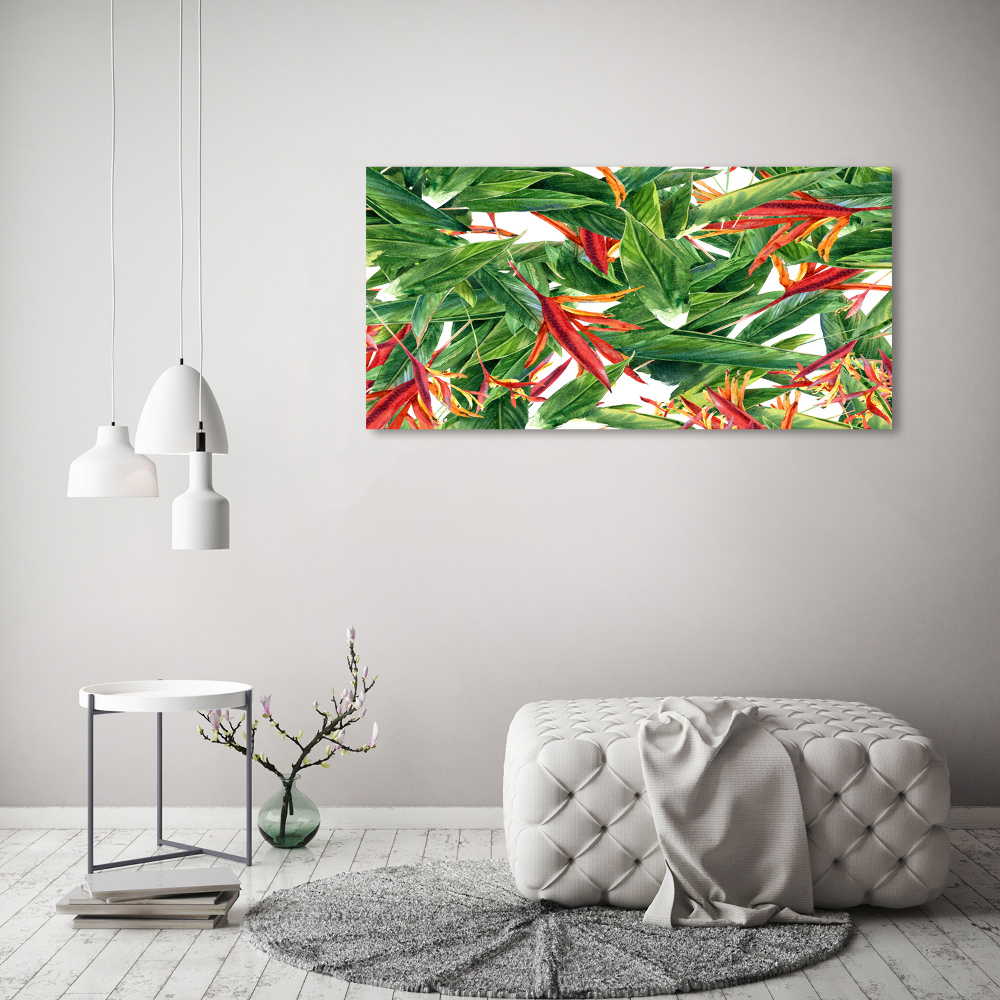 Acrylic wall art Floral pattern