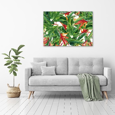 Acrylic wall art Floral pattern