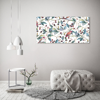 Acrylic print Blackberry and birds