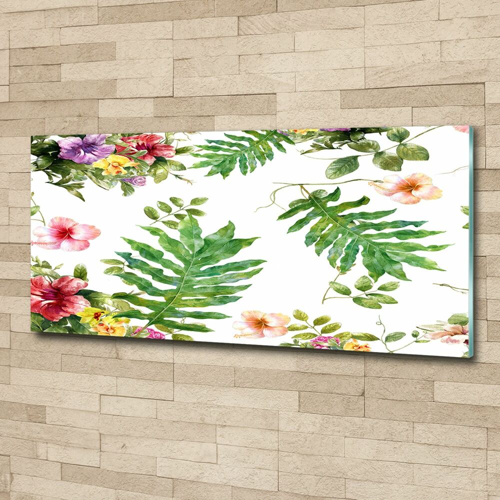 Acrylic print Floral pattern