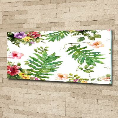 Acrylic print Floral pattern