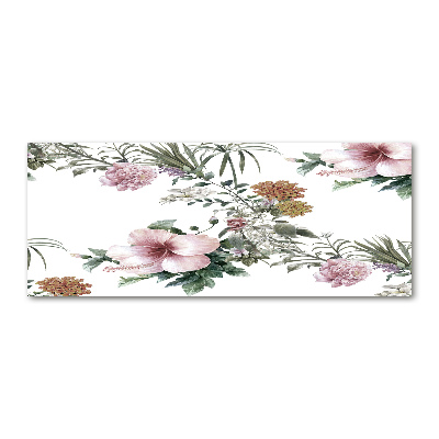 Wall art acrylic Floral pattern