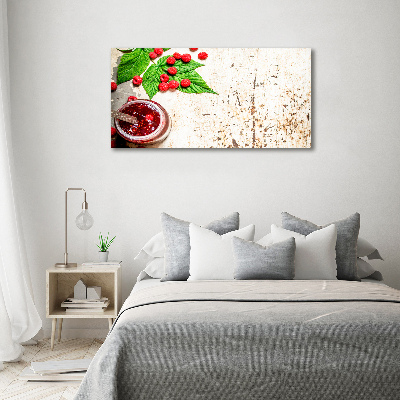 Wall art acrylic Raspberry jam