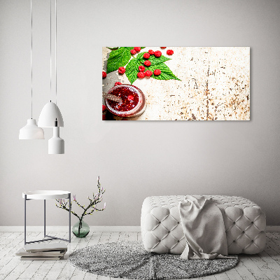 Wall art acrylic Raspberry jam