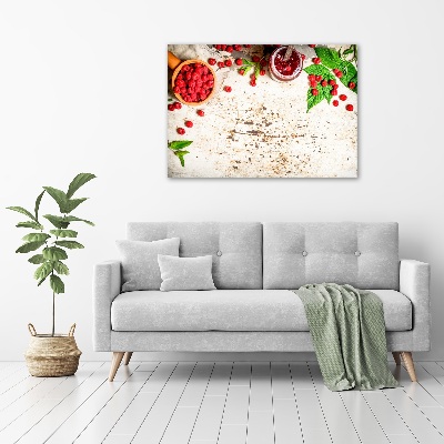 Wall art acrylic Raspberry jam