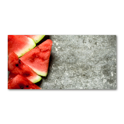 Acrylic print Chopped watermelon