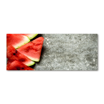 Acrylic print Chopped watermelon