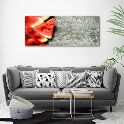 Acrylic print Chopped watermelon