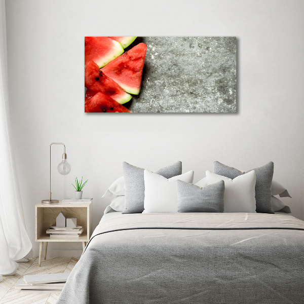 Acrylic print Chopped watermelon