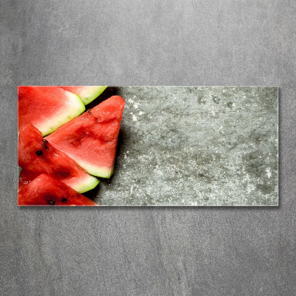 Acrylic print Chopped watermelon