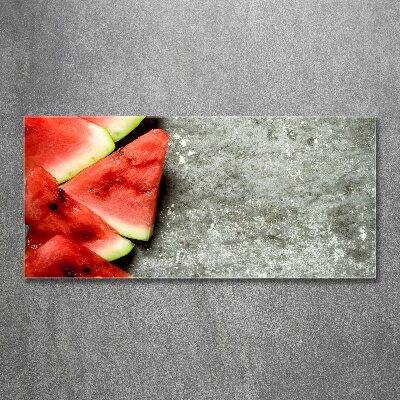 Acrylic print Chopped watermelon