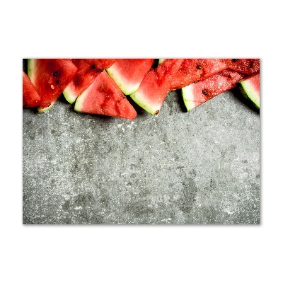 Acrylic print Chopped watermelon