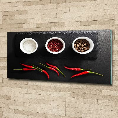 Print on acrylic Spices and chillies