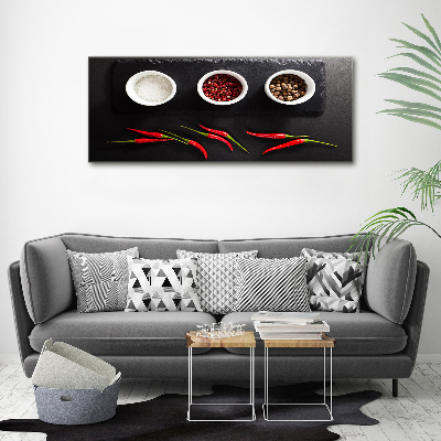 Print on acrylic Spices and chillies