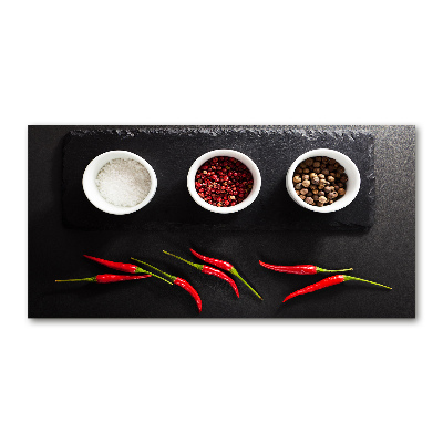 Print on acrylic Spices and chillies