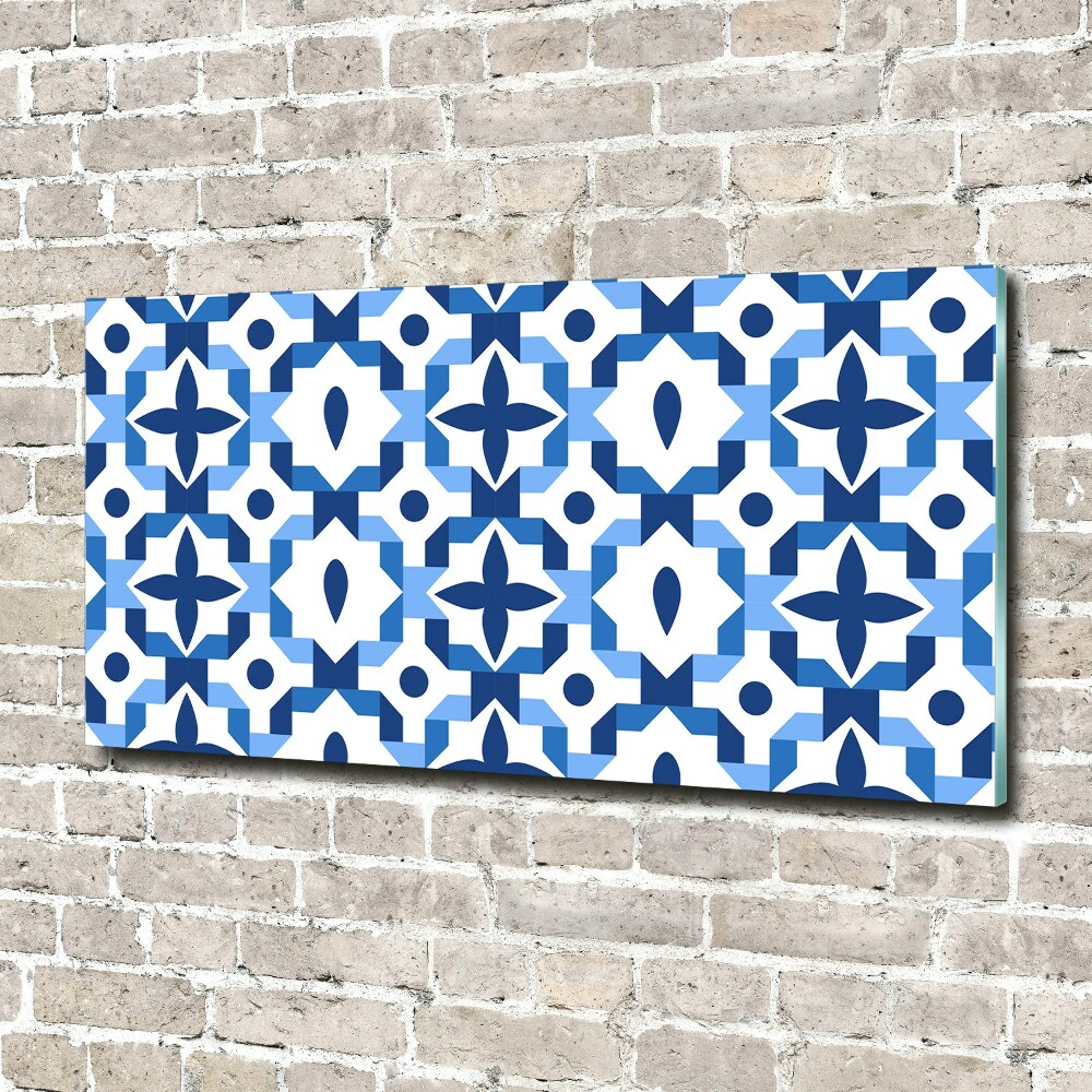 Acrylic wall art Geometric background