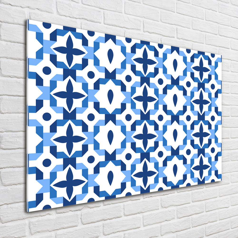 Acrylic wall art Geometric background