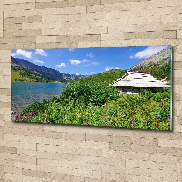 Acrylic wall art House in the Tatra Mountains