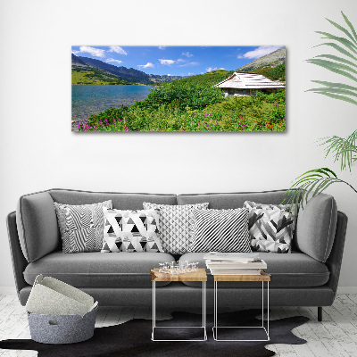 Acrylic wall art House in the Tatra Mountains