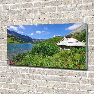 Acrylic wall art House in the Tatra Mountains