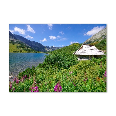 Acrylic wall art House in the Tatra Mountains