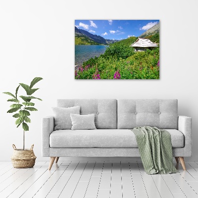 Acrylic wall art House in the Tatra Mountains