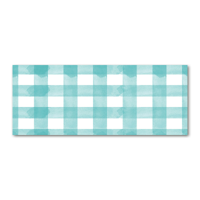 Acrylic wall art Blue grille