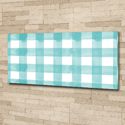 Acrylic wall art Blue grille