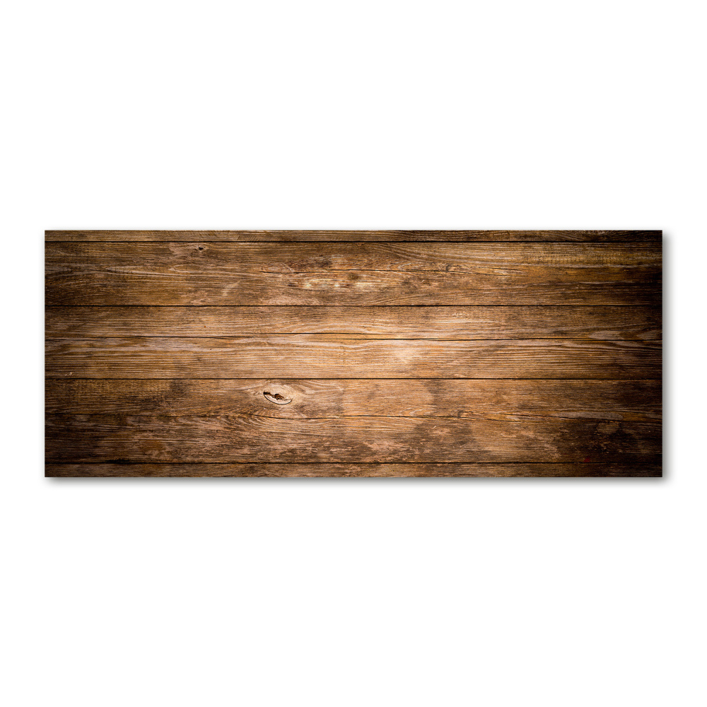 Acrylic print Wooden background