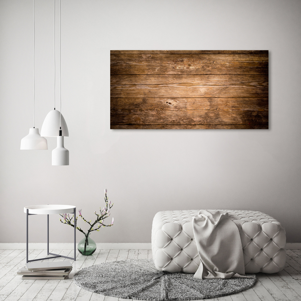 Acrylic print Wooden background