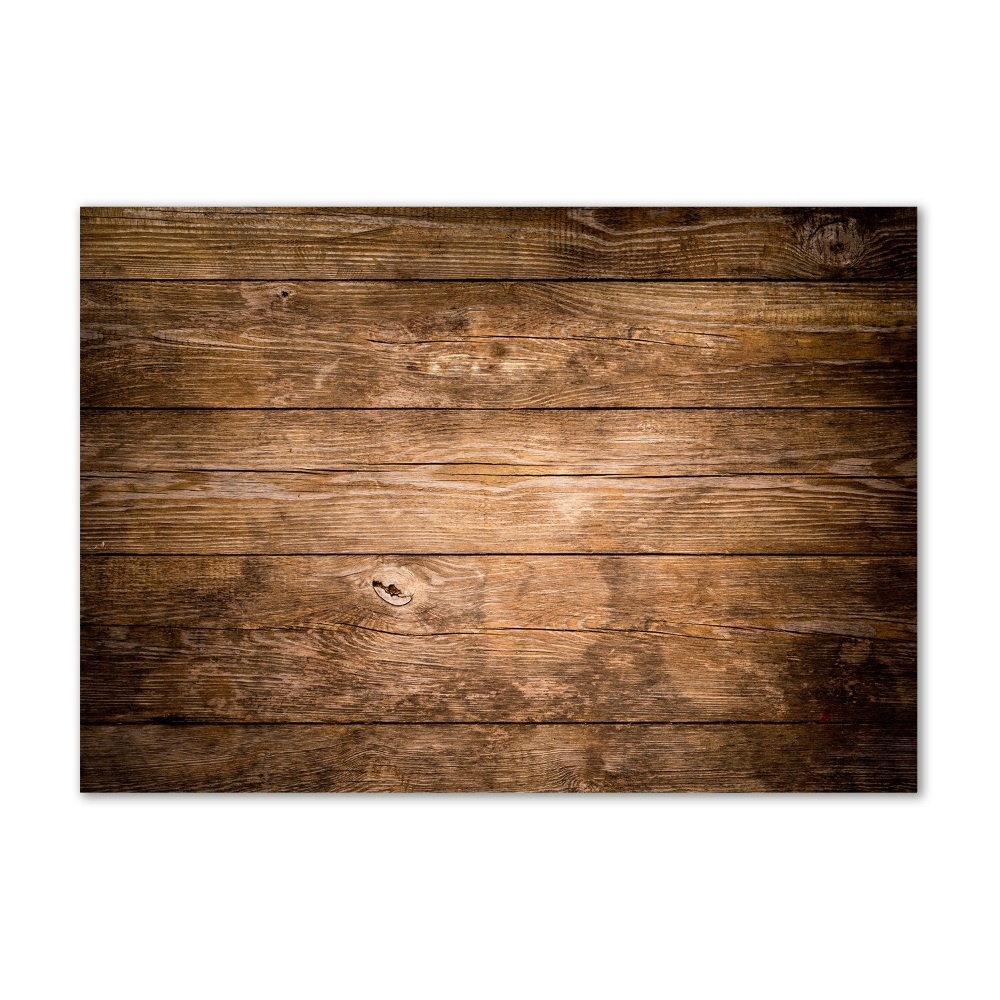 Acrylic print Wooden background