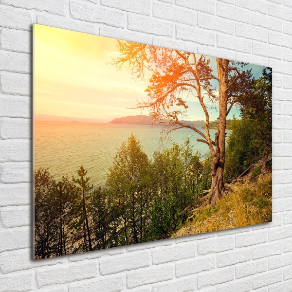 Wall art acrylic Scandinavian lake