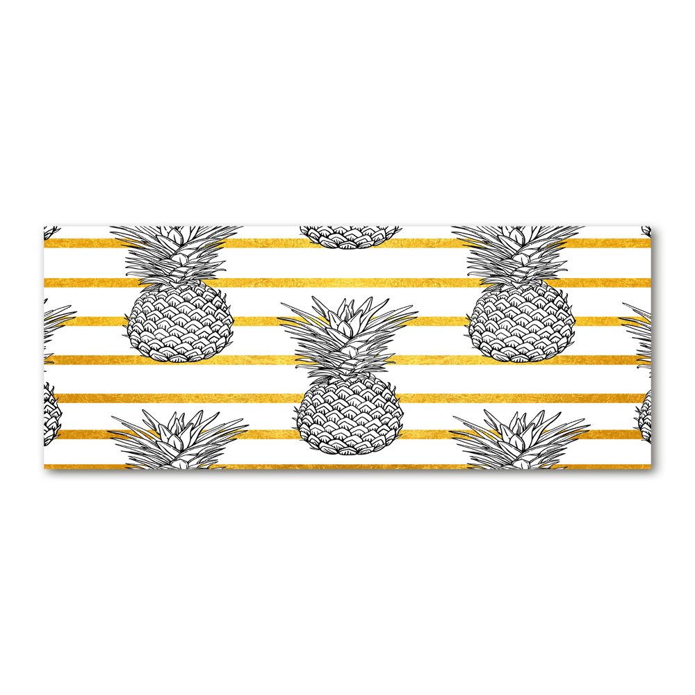 Wall art acrylic Pineapple stripes