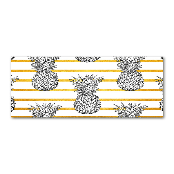 Wall art acrylic Pineapple stripes