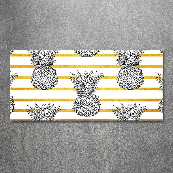 Wall art acrylic Pineapple stripes