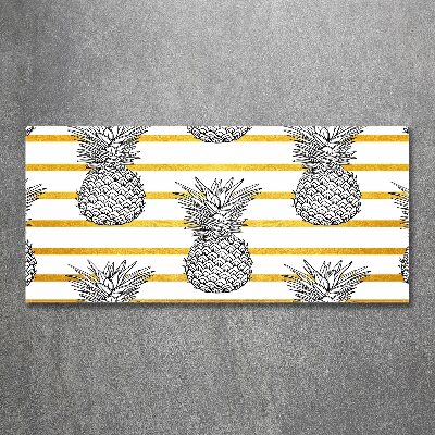 Wall art acrylic Pineapple stripes