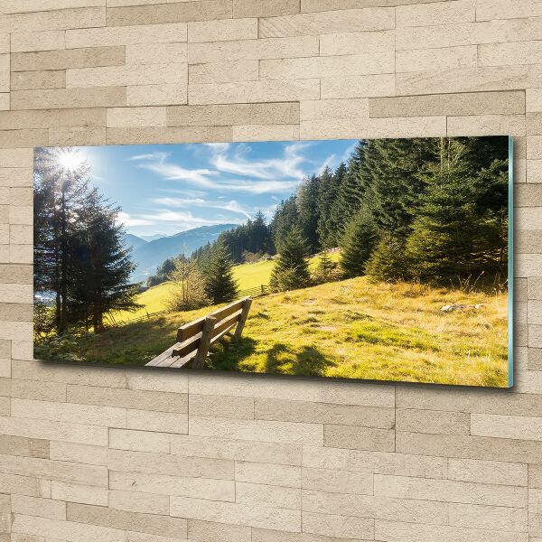 Acrylic print Autumn in the mountains