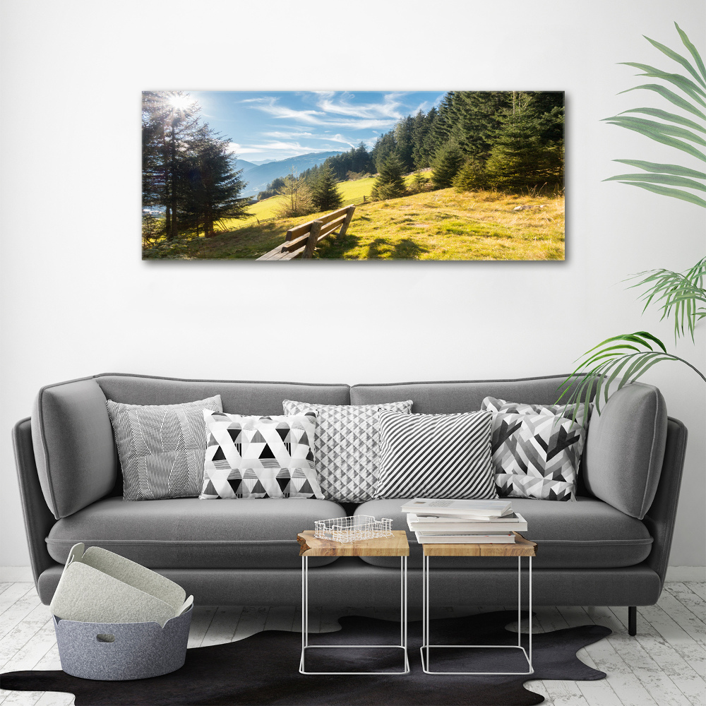 Acrylic print Autumn in the mountains