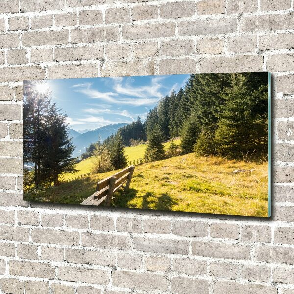 Acrylic print Autumn in the mountains