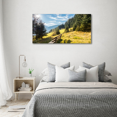 Acrylic print Autumn in the mountains