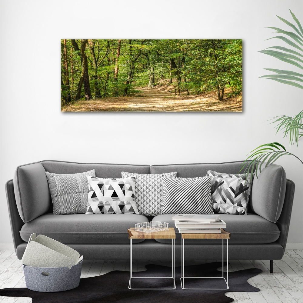 Wall art acrylic Forest track