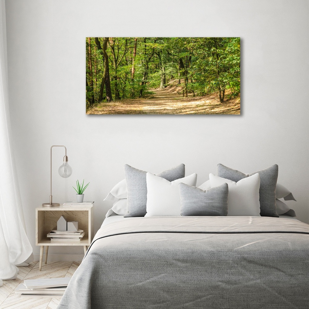 Wall art acrylic Forest track