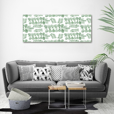 Print on acrylic Green leaves