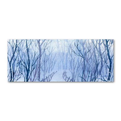 Print on acrylic Forest in winter