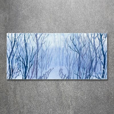 Print on acrylic Forest in winter