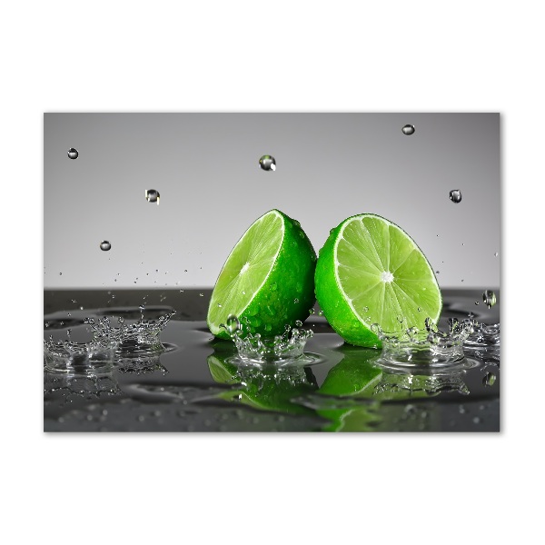 Acrylic wall art Lime