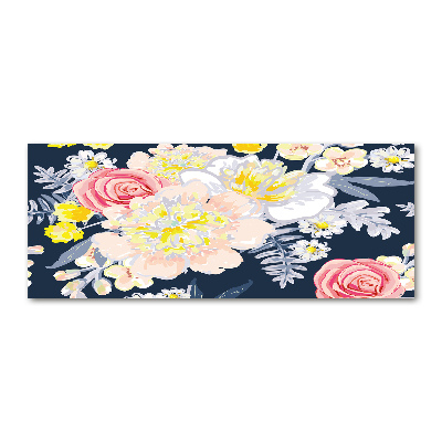 Print on acrylic Floral pattern