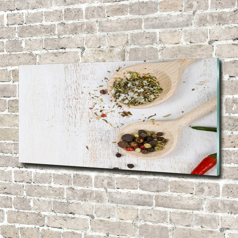 Wall art acrylic Vegetables and spices